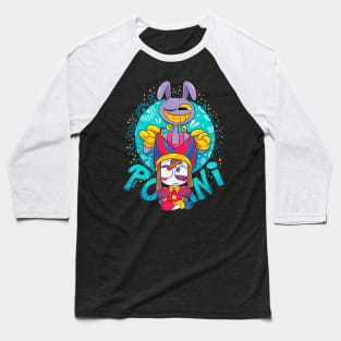 JAX AND POMNI THE AMAZING DIGITAL CIRCUS Baseball T-Shirt